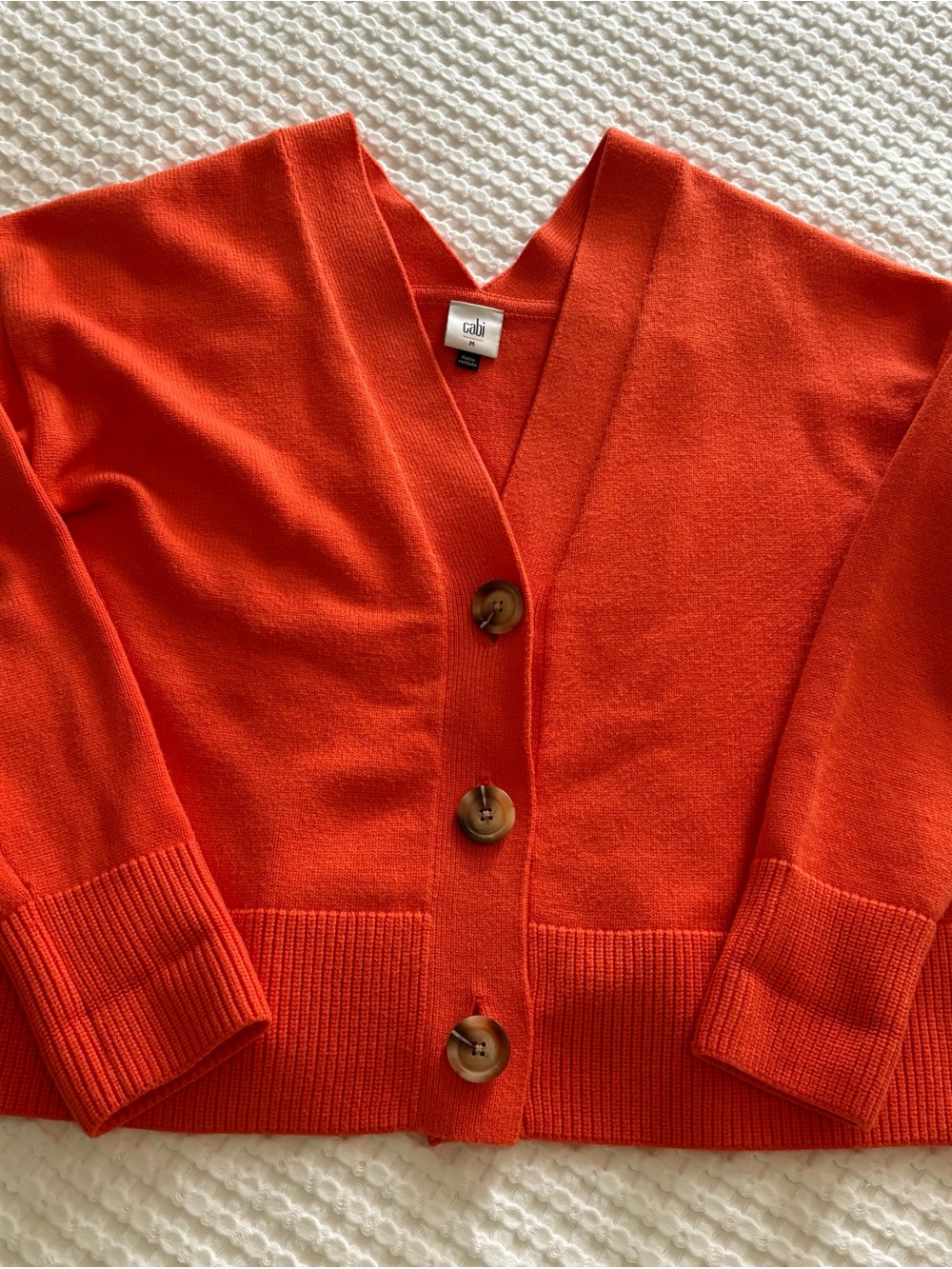 CABI Citrus Button-Front Cardigan